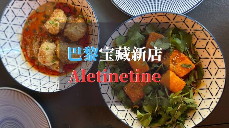 Aletinetine 巴黎塞纳河畔新式面馆