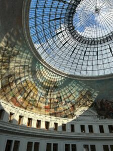 cupola of bourse de commerce in paris france