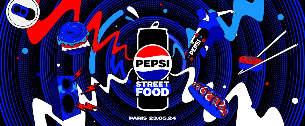 Pepsi Street Food 宣传海报