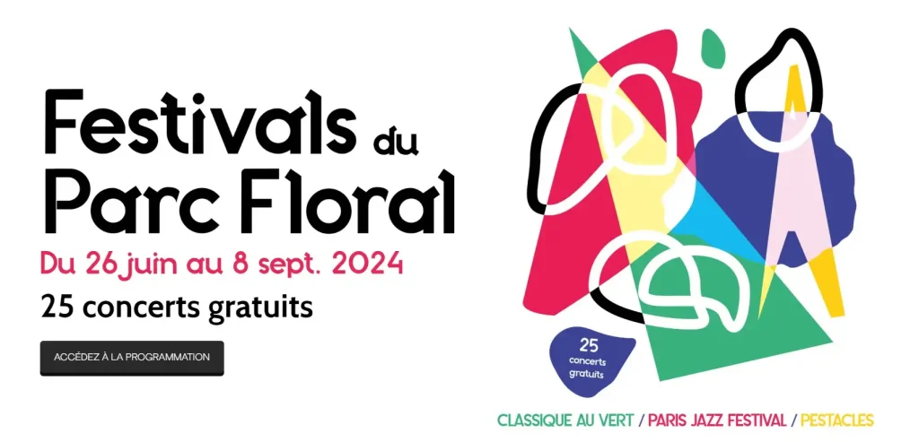 Festival du Parc Floral 2024年巴黎花卉公园音乐节