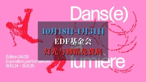 Dans la lumière EDF基金会灯光与舞蹈的免费展览