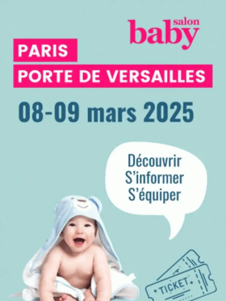 Salon Baby Paris 2025 巴黎母婴展海报