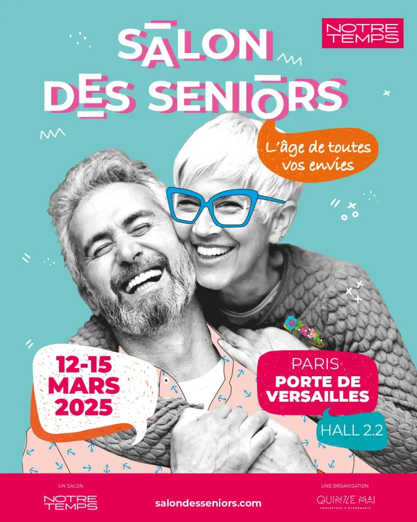 Salon des Séniors 2025 巴黎老年博览会官网海报