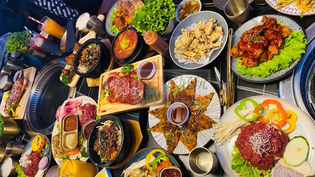 巴黎最嗨韩式烤肉＋KTV！Joayo13我们点的菜